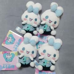初音ミク × シナモロール ひょこぴょこマスコット 4点セット