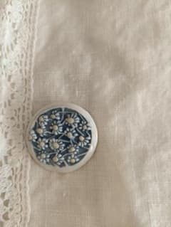 小菅幸子さん　カモミール　ブローチ　ハンドメイド　作家