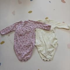 PETIT BATEAU ベビー ボディ肌着 2枚セット　3M 60cmのサムネイル