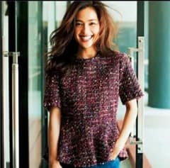 ZARA  半袖ツイードトップスのサムネイル