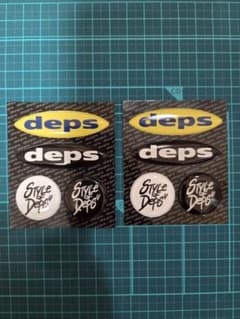 deps PUKUPUKU STICKER 뎁스 푸쿠푸쿠 씰 2장 세트