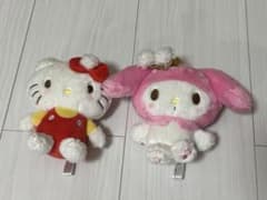 サンリオ　ハローキティ　マイメロディ マスコット　2点セットのサムネイル