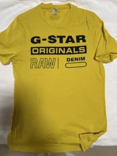 G-STAR RAW イエロー Tシャツ Lサイズのサムネイル