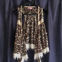 ANAPレオパード柄 ベストのサムネイル