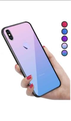iPhoneX ケース ガラス オシャレ シンプルのサムネイル
