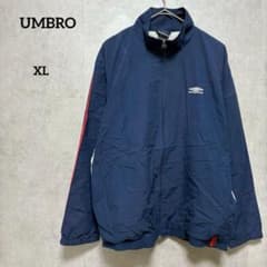 訳あり UMBROアンブロ00s切替ナイロンジャケット短丈テックY2K古着 XL