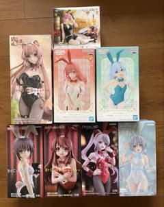 クレーンゲーム フィギュア 8個 まとめ売り バニー 美少女のサムネイル