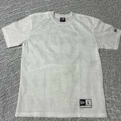 NEW ERA メッシュ Tシャツ Lサイズ ホワイトのサムネイル
