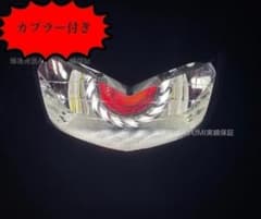 アドレスv125G 白赤イカリングヘッドライト V125 CF46A CF4EA - メルカリ