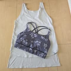 SUKALA 花柄ヨガウェア Sサイズ ブラトップ タンクトップ セット