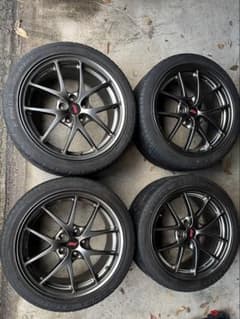 スバル wrx sti vab typeS 純正BBSホイールのサムネイル
