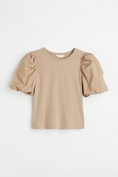 H&M バルーンスリーブ ジャージートップスのサムネイル