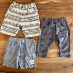 100cm キッズ 男の子 ハーフパンツ 3枚setのサムネイル