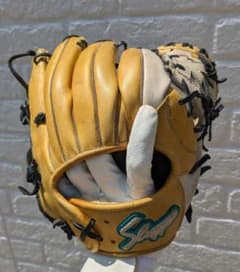 【最終値引】軟式 久保田スラッガー内野手用 《KZウェブ》オーダーグローブのサムネイル