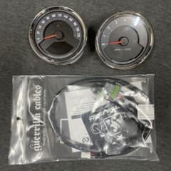 ハーレーダビットソン　アナログスピードメータータコメーター二眼化　m8ソフテイル ハーレーダビットソン アナログスピードメータータコメーター二眼化 m8