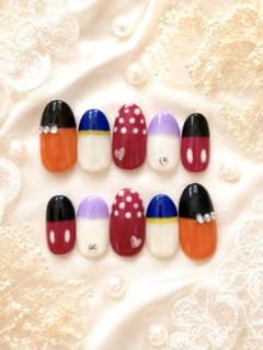 【キッズ♡ジュニア】ディズニー風ネイルチップのサムネイル