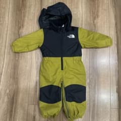 ノースフェイス スノーワンピース 80センチ オリーブイエロー - メルカリ