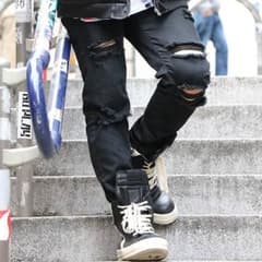 SCHERE ダメージスキニーパンツ もるさんのサムネイル