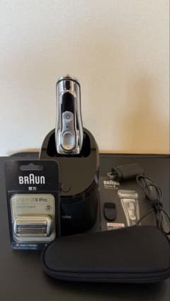 新品替刃付 ブラウン シリーズ9 9395cc-v 取説・洗浄器 美品 新品替刃付 ブラウン シリーズ9 9395cc-v 取説・洗浄器 美品 - メルカリ