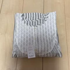 【浜田翔子ニッセン】綿100%ストライプ柄前開きルームワンピースのサムネイル