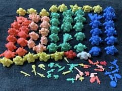 ガンダム　消しゴム　ガン消し　61個　＋　武器　人形　フィギュア　SD ガチャ ガンダム 消しゴム ガン消し 61個 ＋ 武器 人形 フィギュア SD