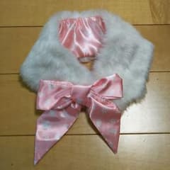 新品☆未使用  子供用 ファー  ティペット  つけえり♪のサムネイル