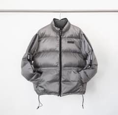 DKNY TECH グレー ダウンジャケット - メルカリ