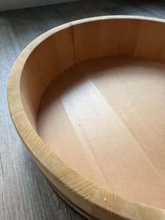 木製 寿司桶 飯台 寿司道具　タガ銅仕上げのサムネイル