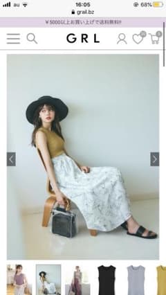 新品 GRL ノースリーブ トップスのサムネイル