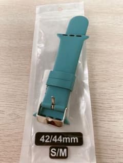 アップルウォッチ バンド シリコン ベルト　ブルー