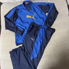 PUMA メンズピステ上下セット 青・紺 上L 下Oサイズ - メルカリ
