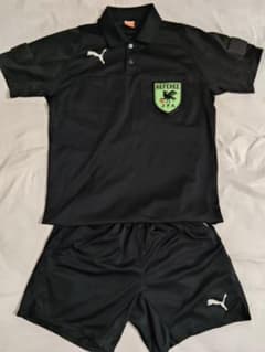 PUMA サッカー審判用ユニフォーム 上下セット JFAワッペン付 Mサイズのサムネイル