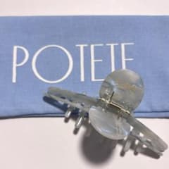 【POTETE】Big skinny clipマーブル柄 ヘアクリップのサムネイル