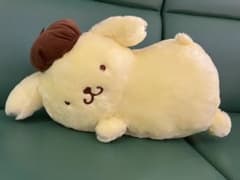 サンリオ ポムポムプリン ぐうたら超BIGぬいぐるみ タグ付きのサムネイル