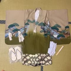 箱付き　七五三　男の子　5歳　フルセット　着付け紙付のサムネイル
