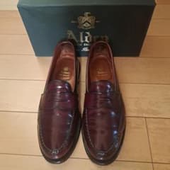 Alden 986 8.5C #8 ペニーローファー バーガンディー コードバン 