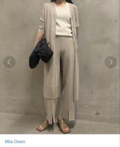 ミラオーウェン　Mila Owen ニットパンツのサムネイル