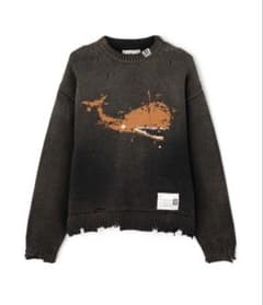 Whale Jacquard Knit Sweater