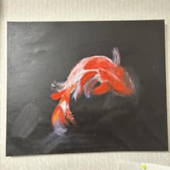 鯉の抽象絵のサムネイル