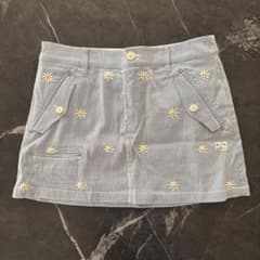 パーリーゲイツ スカート 花柄刺繍 ストライプ ゴルフ レディースのサムネイル