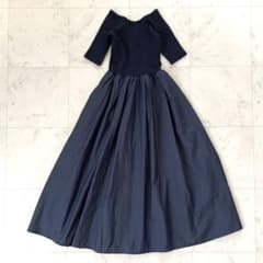 美品✨ リグリーム リブニット切替ワンピース ネイビー 美品✨ リグリーム リブニット切替ワンピース ネイビー - メルカリ