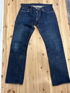 DENIME 32インチ　ドゥニームダークブルー ストレートデニムのサムネイル