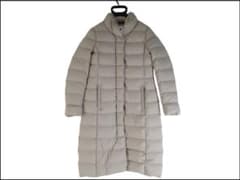 □071201-117□MOORER□ダウンコート□38□ベージュ系□レディース 