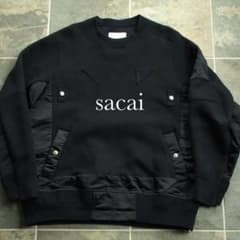 sacai 22SS MA-1 ドッキング スウェット size:4 sacai 22SS MA-1 ドッキング スウェット size:4 - メルカリ