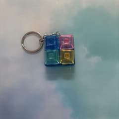 キーボード キーキャップ キーホルダー カラフルのサムネイル