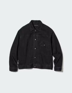 【廃盤レア】試着のみ UNIQLO 1st black denim jacketのサムネイル