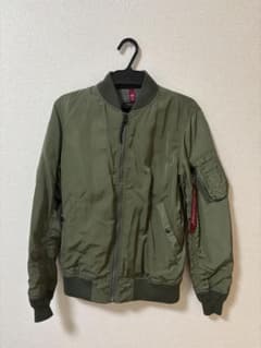 ALPHA INDUSTRIES MA-1 フライトジャケット カーキ M - メルカリ