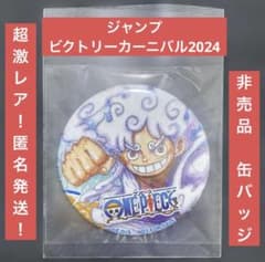 JVC2024 限定 最強ジャンプランド ワンピース ニカルフィ缶バッジ 非売品 JVC2024 限定 最強ジャンプランド ワンピース ニカルフィ缶バッジ