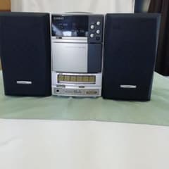 CASIO ミニコンポ ND-70S CD•カセットプレーヤー搭載 - メルカリ