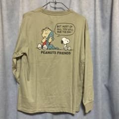 PEANUTS スヌーピー 長袖Tシャツ カーキ Mのサムネイル